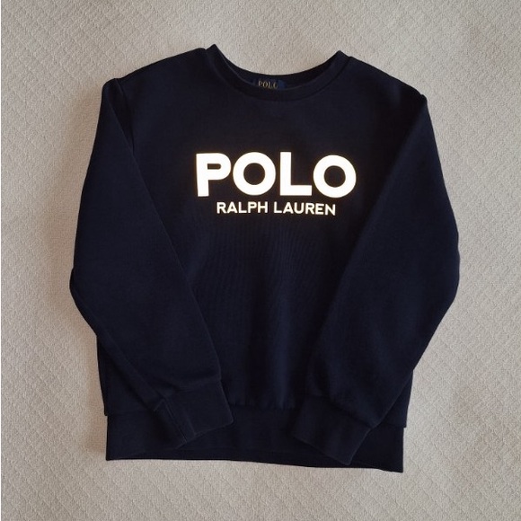Polo Ralph Lauren Other - 👕 Boys Blue Polo Sweatshirt with Reflective Logo 👕